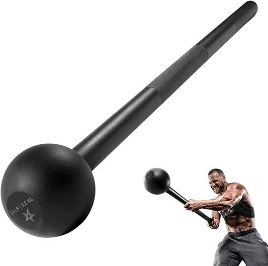 Steel Mace Bell - Versatile Strength Training Tool for Full Body Workouts, Rehabilitation, and Flexibility - Available in 5 to 30 Lbs for Men and Women