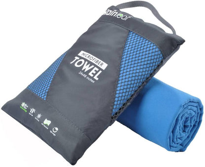 Microfiber Towel Perfect Travel & Gym & Camping Towel. Quick Dry - Super Absorbent - Ultra Compact - Lightweight. Suitable for Trip, Beach, Shower, Backpacking, Pool