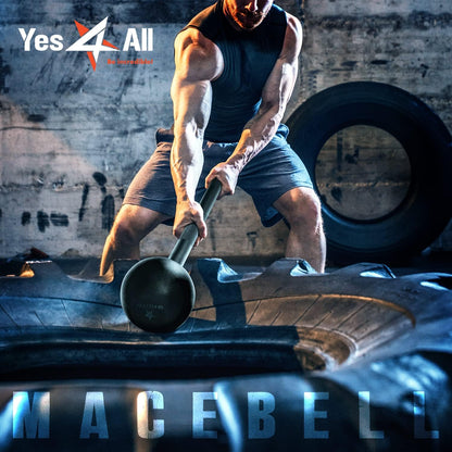 Steel Mace Bell - Versatile Strength Training Tool for Full Body Workouts, Rehabilitation, and Flexibility - Available in 5 to 30 Lbs for Men and Women